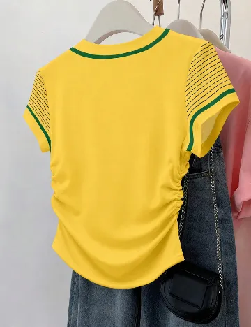 Tricou Shein Kids, galben