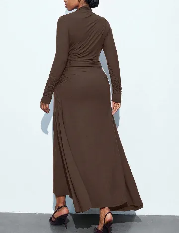 Rochie lunga SHEIN CURVE, maro