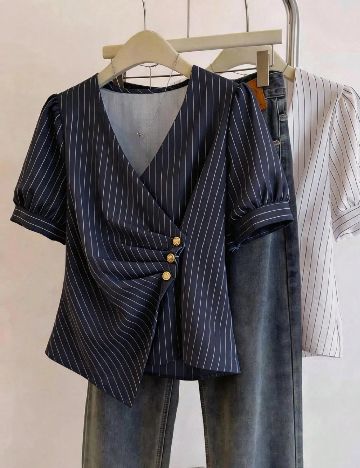 Bluza SHEIN CURVE, bleumarin