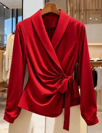 Bluza SHEIN CURVE, rosu