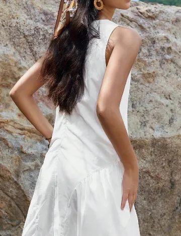 Rochie medie SHEIN, alb