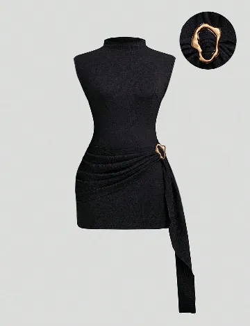 Rochie scurta SHEIN CURVE, negru