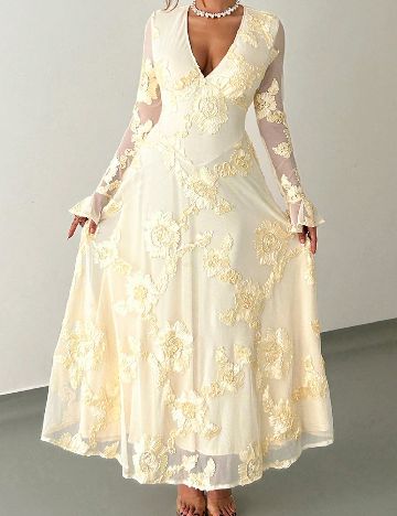 Rochie lunga SHEIN, galben