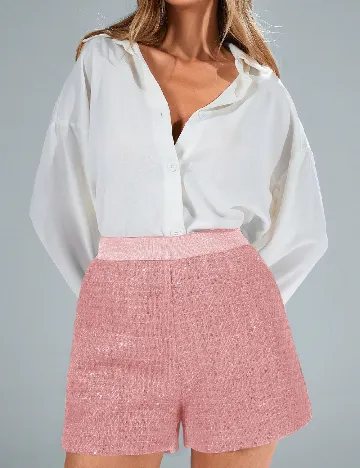 Pantaloni scurti SHEIN, roz