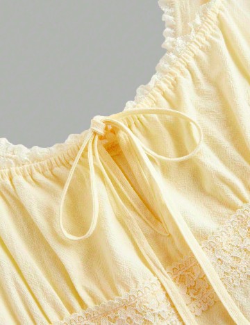 Rochie lunga SHEIN, crem