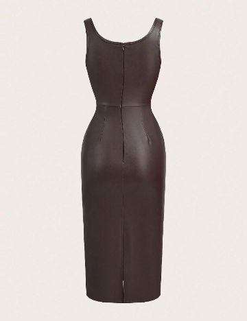 Rochie medie SHEIN, maro