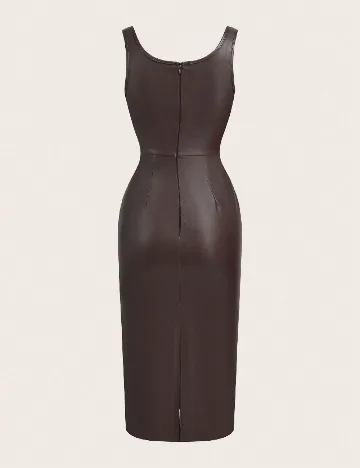 Rochie medie SHEIN, maro