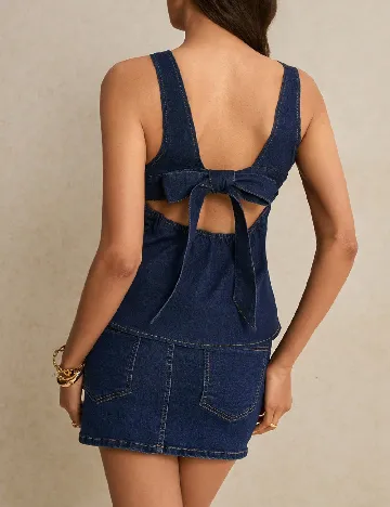Bluza Poeselle, bleumarin