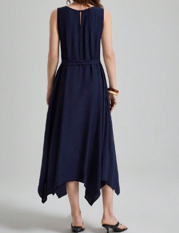 Rochie medie Ontre, bleumarin