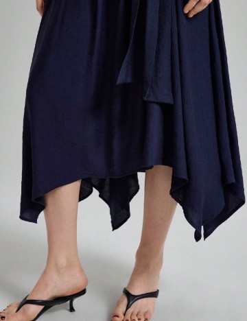 Rochie medie Ontre, bleumarin
