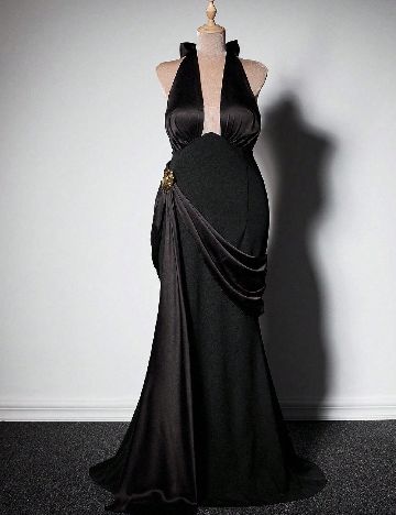 Rochie lunga SHEIN CURVE, negru