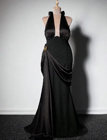 Rochie lunga SHEIN CURVE, negru