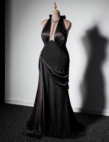 Rochie lunga SHEIN CURVE, negru