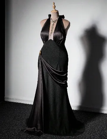 Rochie lunga SHEIN CURVE, negru