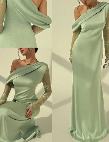 Rochie lunga SHEIN, verde
