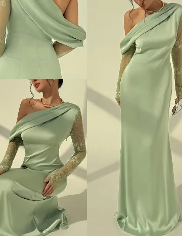 Rochie lunga SHEIN, verde