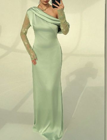 Rochie lunga SHEIN, verde