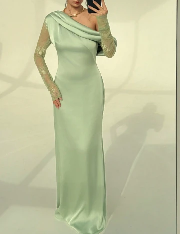 Rochie lunga SHEIN, verde