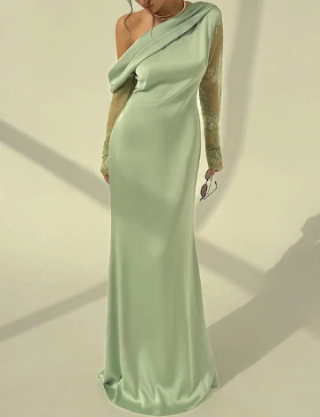 Rochie lunga SHEIN, verde