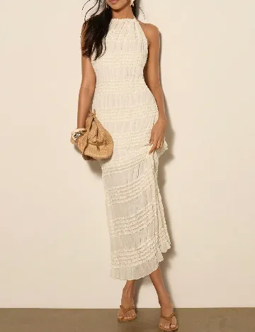 Rochie medie SHEIN, crem