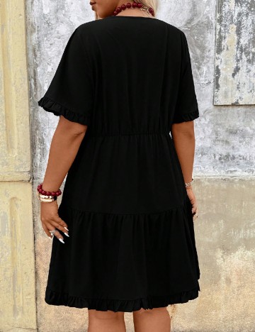 Rochie scurta SHEIN CURVE, negru