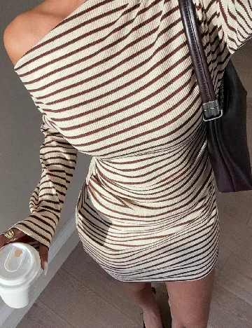 Rochie scurta SHEIN, crem