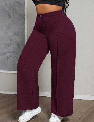 Pantaloni SHEIN CURVE, mov