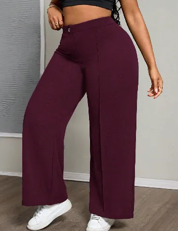 Pantaloni SHEIN CURVE, mov