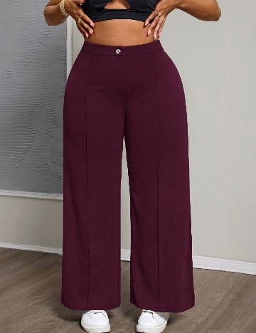 Pantaloni SHEIN CURVE, mov