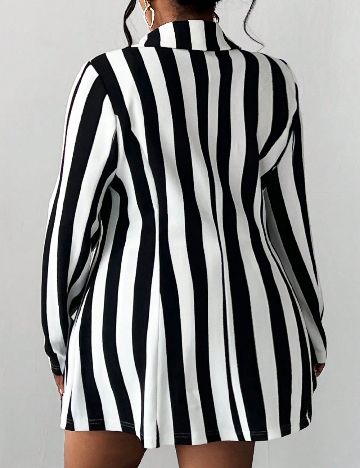 Compleu SHEIN CURVE, alb/negru