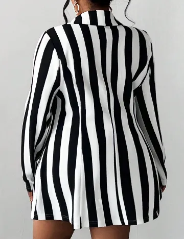 Compleu SHEIN CURVE, alb/negru