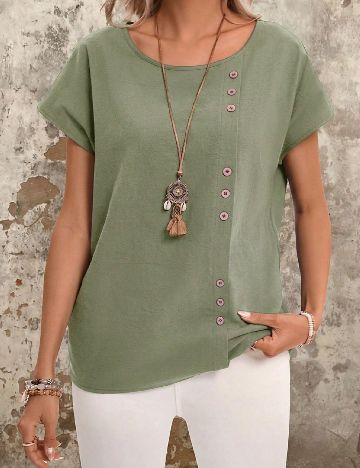 Bluza Emery Rose, verde