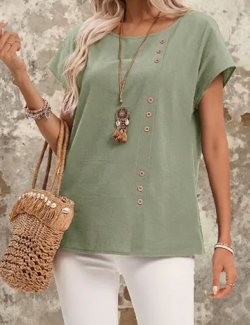 Bluza Emery Rose, verde