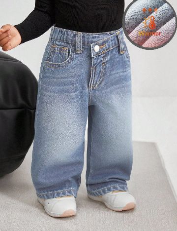 Blugi Shein Kids, albastru