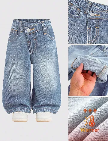 Blugi Shein Kids, albastru
