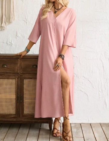 Rochie lunga SHEIN, roz