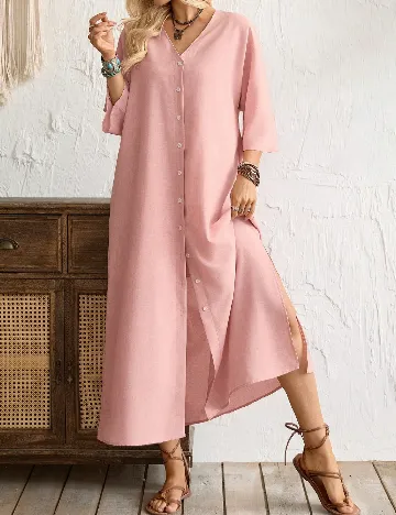 Rochie lunga SHEIN, roz