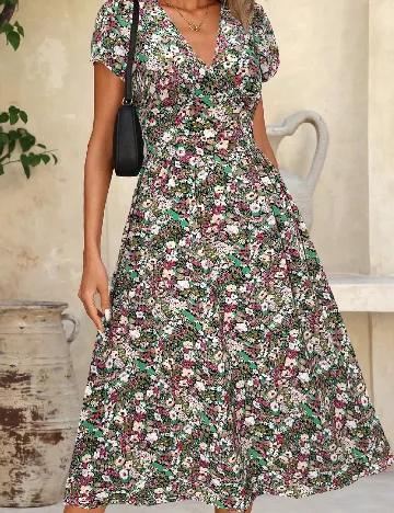 Rochie lunga SHEIN, floral print