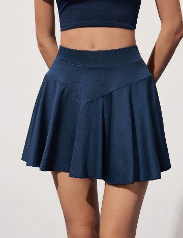 Fusta pantalon SHEIN, albastru