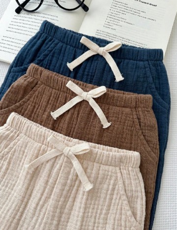 Set pantaloni 3 perechi Shein Kids, mix culori