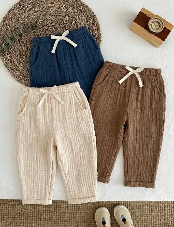 Set pantaloni 3 perechi Shein Kids, mix culori
