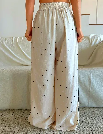 Pantaloni de pijama Dazy, crem