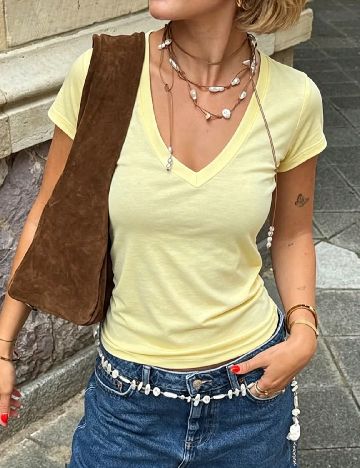 Tricou SHEIN, galben