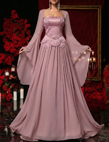 Rochie lunga SHEIN, roz