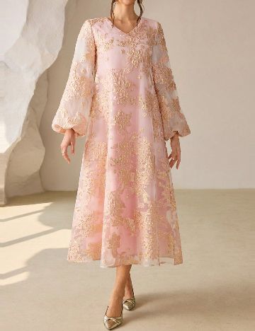 Rochie medie SHEIN, roz