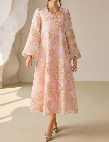 Rochie medie SHEIN, roz