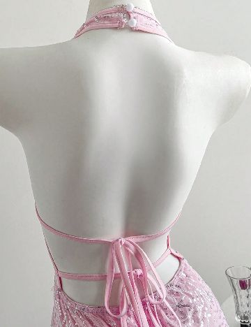 Rochie scurta SHEIN, roz