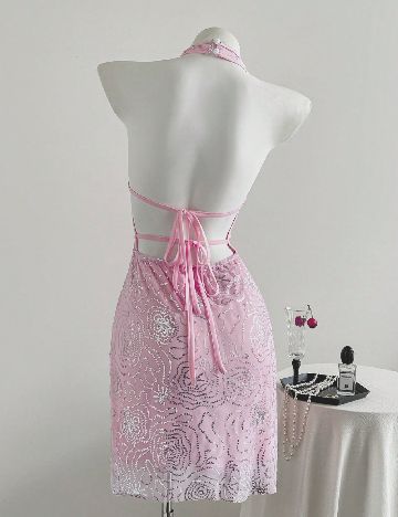 Rochie scurta SHEIN, roz