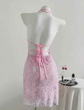 Rochie scurta SHEIN, roz