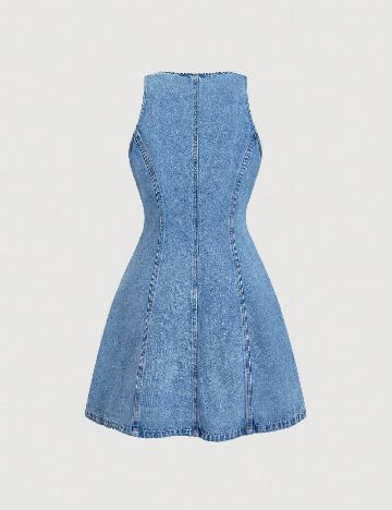 Rochie scurta SHEIN, albastru